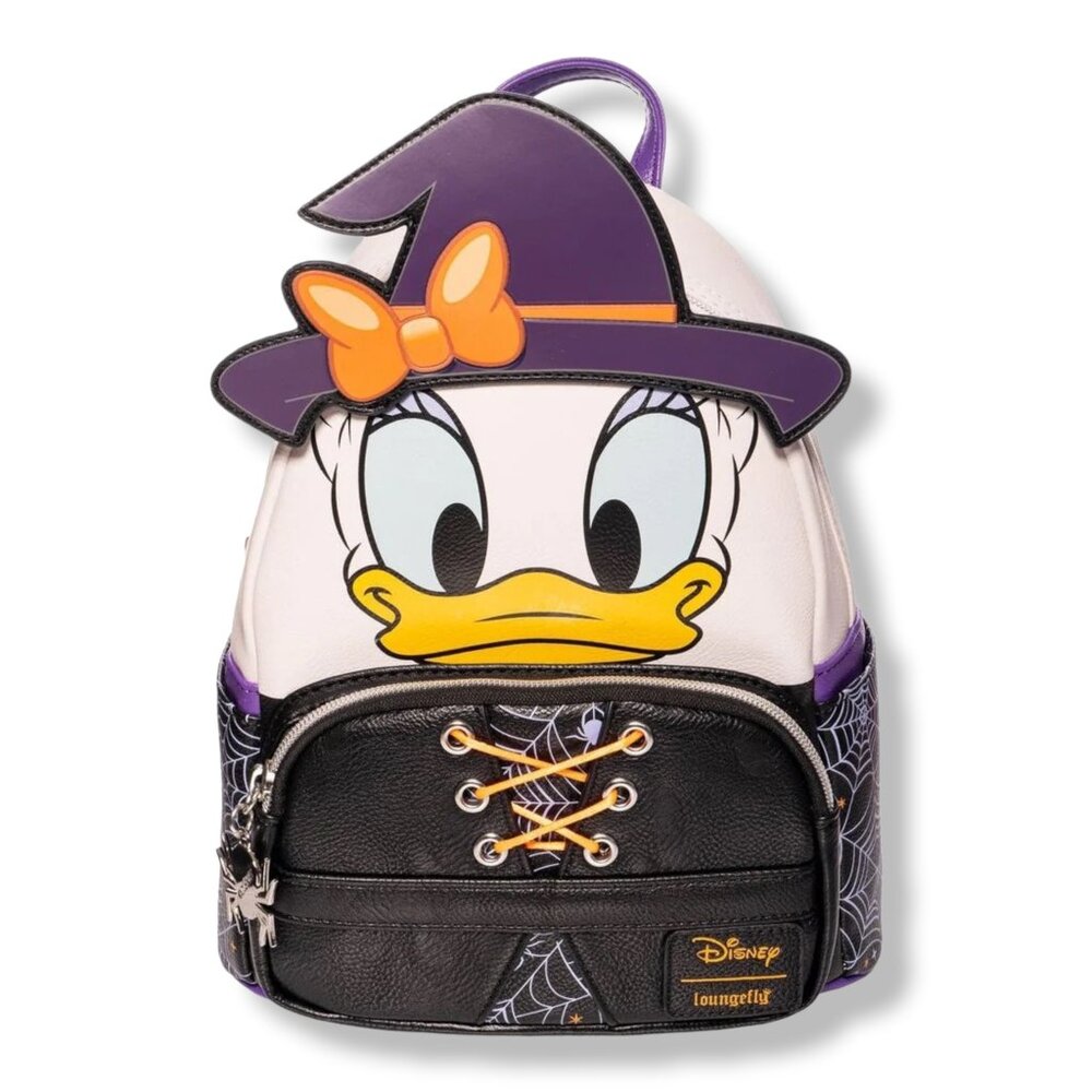 Loungefly Daisy Duck Halloween Witch Mini Backpack (GITD)